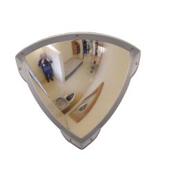 Securikey Duravision Institutional Stainless Anti-Ligature 250x250mm 1/4 Dome