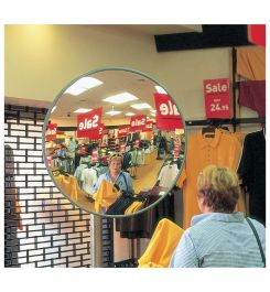 Securikey M18038J Interior Acrylic Convex Wall Mirror 450mm - Security Shop Use