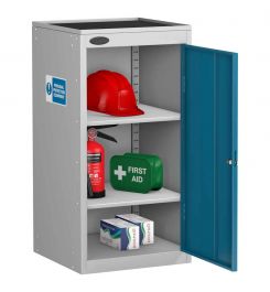 Probe PPE-LD Small PPE Storage Cabinet with Dished Top - door open