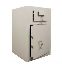 De Raat PT-D3 Key Locking Deposit Safe - doors ajar