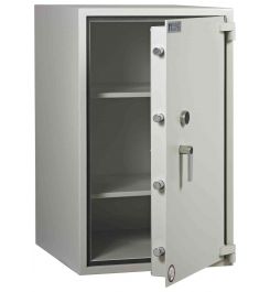 Dudley Harlech Lite Size 5 Large Fire Security Safe  - Door ajar