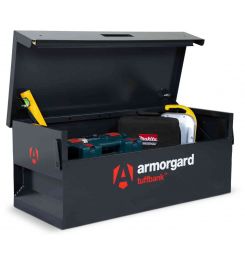 Armorgard Tuffbank TB6 Security Tested Truck Tool Storage Box - in use