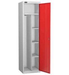 Probe Uniform Combination Locking Locker 1780x460x460mm red door open