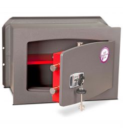 Burton Torino Premium quality Wall Safe DK Size 4 Key Lock - door ajar