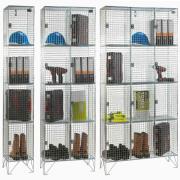  Wire mesh lockers from stock