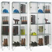 ExpressMesh Wire Mesh Lockers | Nests of 1, 2 or 3 Lockers