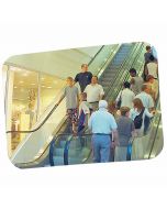 Large Surveillance Security Convex Wall Mirror 80x60cm - Vialux