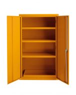 Flammable Liquids 2 Door 1525mm High Welded Steel Cabinet- doors open