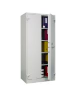 Chubbsafes Archive 640 Large Fire Security Cabinet door open with files