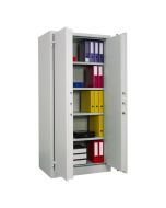 Chubbsafes Archive 640 Large Fire Security Cabinet door open with files