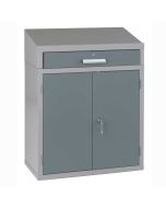 Bedford 88BDU2 Welded 1 Drawer Steel Sloping Top Desk Cabinet 