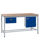 Probe HAZ-A Hazardous High Double Door Steel Cabinet - doors open