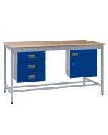 Probe HAZ-A Hazardous High Double Door Steel Cabinet - doors open