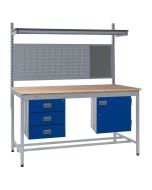 Probe HAZ-A Hazardous High Double Door Steel Cabinet - doors open