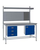 Probe HAZ-A Hazardous High Double Door Steel Cabinet - doors open