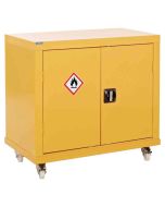 Probe HAZ-A Hazardous High Double Door Steel Cabinet - doors open