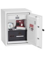 Phoenix DataCombi DS2501E Digital 90min Fire Paper Data Safe - interior view