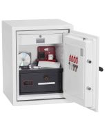 Phoenix DataCombi DS2502K 90mins Key Fire Data Paper Safe - Interior view