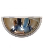 Duravision Institutional Mirror Stainless Anti-Ligature 500x250mm 1/2 Dome