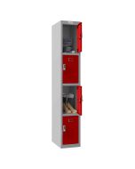 Next Day Delivery Locker | Phoenix PL 300D 4 Door Electronic Lock - Blue