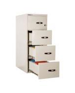 Chubbsafes 25 4 Drawer 1 Hour Fireproof Filing Cabinet - all 4 drawers open