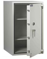 Dudley Harlech Lite Size 5 Large Fire Security Safe  - Door ajar