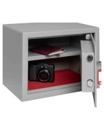 Securikey SFMV0K-S Mini Vault Silver Key Lock Security Safe - door open