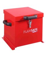 Probe HAZ-A Hazardous High Double Door Steel Cabinet - doors open