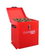 Probe HAZ-A Hazardous High Double Door Steel Cabinet - doors open