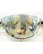 Vialux 51-57 57cm 1/2 Dome 3 Way Vision Warehouse Mirror