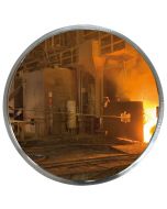 Vialux 816 Hygiene Heat Resistant Stainless Steel Mirror 60cm