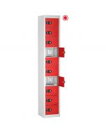 Probe TABBOX 10 Door Electronic Tablet Storage Locker red