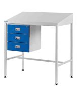 Bedford 88BDU1 Welded 2 Drawer Steel Sloping Top Desk Cabinet 