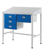 Bedford 88BDU1 Welded 2 Drawer Steel Sloping Top Desk Cabinet 