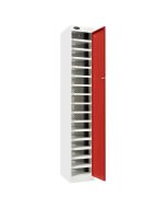 Probe LAPBOX 15 Laptops 15 Doors Charging Key Locking Locker - red