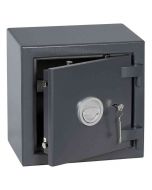 Keysecure Victor Small Eurograde 1 Key Locking Safe Size 1 - Door ajar