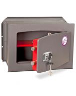 Burton Torino Premium quality Wall Safe DK Size 4 Key Lock - door ajar