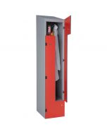 Z Locker -Two User Laminate Door Locker - Probe SGL-Z with optional sloping top