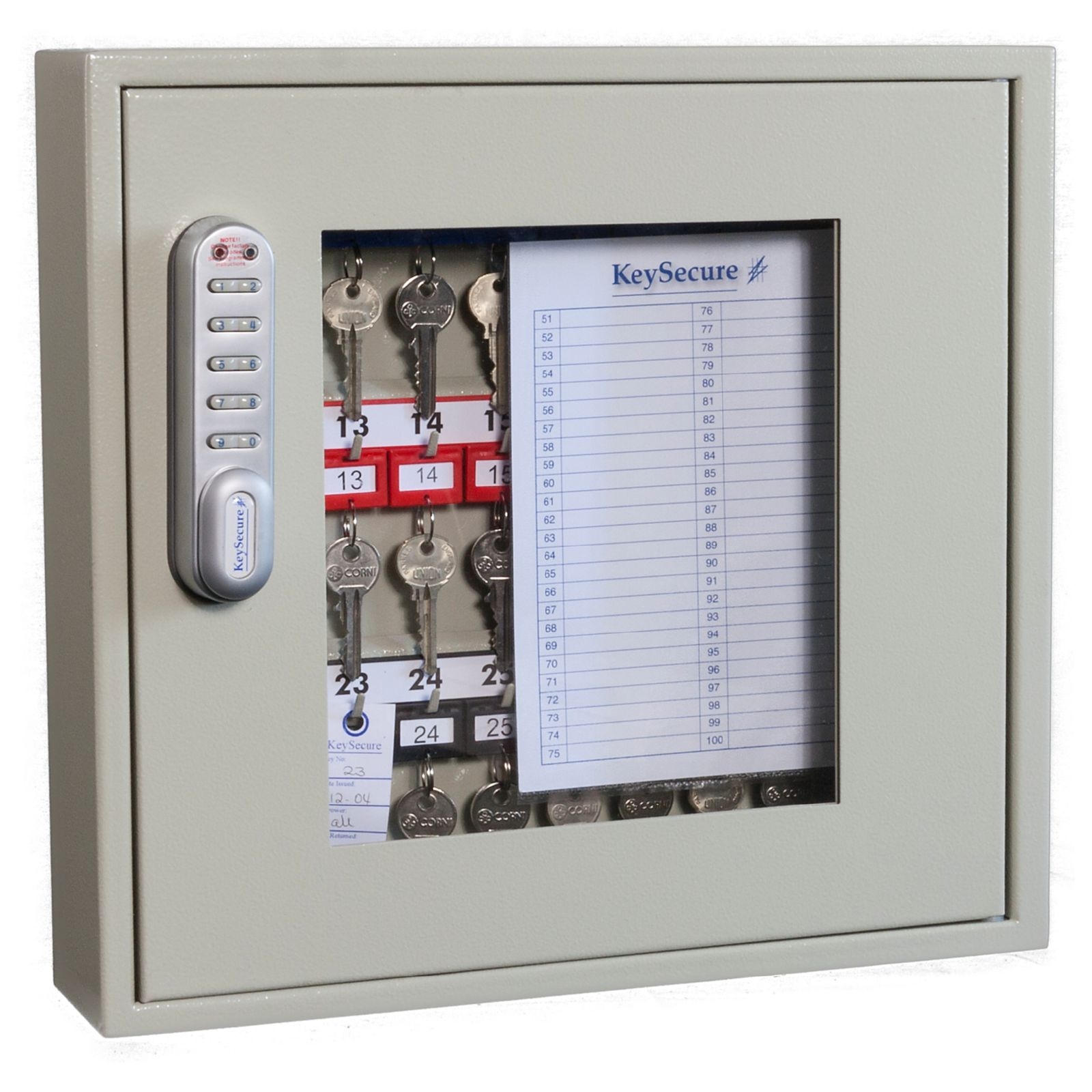 Key CabinetElectronic lock30 Hooksnewpo Safe Key Safe 