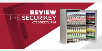 Review - Securikey KC200ZECLIP54 - Wall Mounted key Cabinet with 200 Hooks