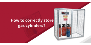 How to correctly store gas cylinders