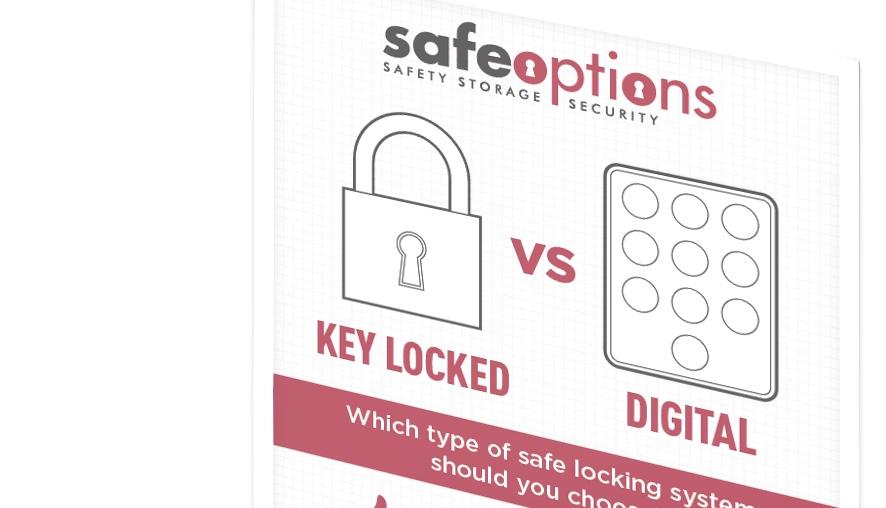 Key Locking vs Digital Safes Infographic - Which Should You Choose?